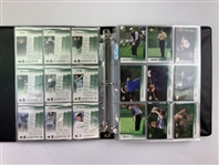 Set of 2001 Upper Deck Golf Trading Cards Including Tiger Woods Rookie