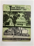 Trio of Vintage Texas Open Golf Tournament Programs and Pairing Sheets 19541964