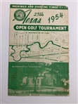 Trio of Vintage Texas Open Golf Tournament Programs and Pairing Sheets 19541964