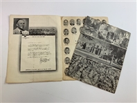 Trio of Vintage Texas Open Golf Tournament Programs and Pairing Sheets 19541964