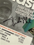 Kultida (Mother) Woods Signed April 2001 GolfWorld Magazine w/ Tiger Cover - Rare! JSA ALOA