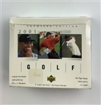 Two 2001 Upper Deck Golf Premiere Edition Factory Sealed Hobby Boxes