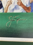 Jack Nicklaus Signed Golden Moment Print by Ted Hamlin JSA ALOA