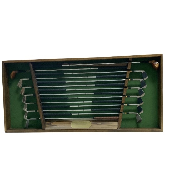 Jack Nicklaus 1986 25th Anniversary Ltd Ed MacGregor Golf Club Set in Display Case