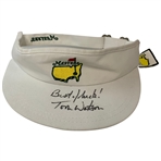 Tom Watson Signed Masters Tournament American Needle Golf Visor JSA GV 278871