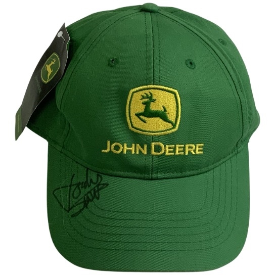Jordan Spieth Time-Period Signed John Deere Hat - 1st PGA Tour Win JSA ALOA