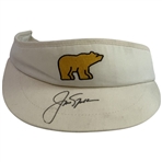 Jack Nicklaus Signed Golden Bear Golf Visor JSA ALOA