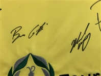 2024 Memorial Tournament Field Signed Golf Pin Flag with 41 Signatures JSA ALOA