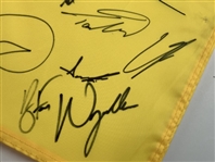 2024 Memorial Tournament Field Signed Golf Pin Flag with 41 Signatures JSA ALOA
