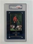 A Pair of 1997-99 Grand Slam Ventures Tiger Woods Rookie Trading Cards The Masters Collection PRO 95 Mint Plus