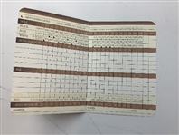 Duval, Johnson, Spieth & Player Signed Scorecards JSA ALOA