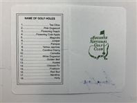 Duval, Johnson, Spieth & Player Signed Scorecards JSA ALOA