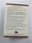 Duval, Johnson, Spieth & Player Signed Scorecards JSA ALOA