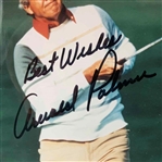 Palmer, Nicklaus, Floyd & Watson Signed Golf Memorabilia Display Legends on the Swilcan Bridge JSA ALOA