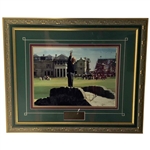 Arnold Palmer Signed Framed Photograph Arnies Farewell St. Andrews 1995 JSA ALOA