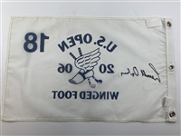Geoff Ogilvy Signed 2006 US Open at Winged Foot Embroidered Flag JSA ALOA
