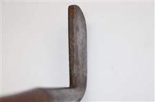Antique Ingersolls Smooth Face Hickory Shaft Golf Putter