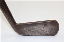 Antique Ingersolls Smooth Face Hickory Shaft Golf Putter