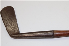Antique Ingersolls Smooth Face Hickory Shaft Golf Putter