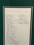 Big 3, Champ Boros & Field Signed 1963 U.S. Open at The Country Club of Brookline Ensemble Piece JSA ALOA