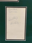 Big 3, Champ Boros & Field Signed 1963 U.S. Open at The Country Club of Brookline Ensemble Piece JSA ALOA