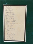 Big 3, Champ Boros & Field Signed 1963 U.S. Open at The Country Club of Brookline Ensemble Piece JSA ALOA