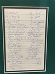 Big 3, Champ Boros & Field Signed 1963 U.S. Open at The Country Club of Brookline Ensemble Piece JSA ALOA