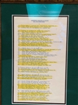 Big 3, Champ Boros & Field Signed 1963 U.S. Open at The Country Club of Brookline Ensemble Piece JSA ALOA