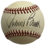 Johnny Bench Single-Signed Rawlings Official American League Baseball JSA ALOA