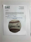 Johnny Bench Single-Signed Rawlings Official American League Baseball JSA ALOA