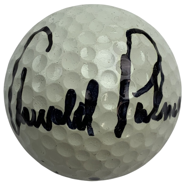 Arnold Palmer Signed Personal Used & Marked Maxfli HT-100 Golf Ball JSA ALOA