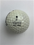 Arnold Palmer Signed Personal Used & Marked Maxfli HT-100 Golf Ball JSA ALOA