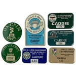 A Collection of Seven United States Open Championship Caddie Badges, 1977-1996