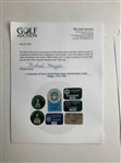 A Collection of Seven United States Open Championship Caddie Badges, 1977-1996
