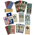 A Collection of approximately 19 pieces of official U.S. Open Golf Championship tickets and parking ephemera, 1981-2002