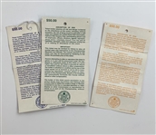 A Collection of approximately 19 pieces of official U.S. Open Golf Championship tickets and parking ephemera, 1981-2002