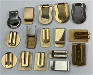 Large Collection of 100 Golf Badges, Money Clips & Divot Tools - Masters, US Open, Tiger Wins & More