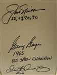 Rory McIlroy, Jack Nicklaus & Gary Player Signed 'Grand Slam' TaylorMade US Open Pinehurst Staff Bag w/ Dates JSA ALOA
