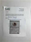 Jack Nicklaus Signed Pebble Beach Scorecard - Site of '72 US Open & '61 US Am Wins JSA ALOA