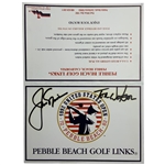 Jack Nicklaus and Tom Watson Signed 1992 US Open Pebble Beach Scorecard - Mazzeo Collection JSA ALOA
