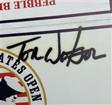 Jack Nicklaus and Tom Watson Signed 1992 US Open Pebble Beach Scorecard - Mazzeo Collection JSA ALOA
