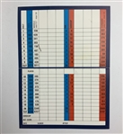 Jack Nicklaus and Tom Watson Signed 1992 US Open Pebble Beach Scorecard - Mazzeo Collection JSA ALOA
