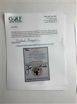 Jack Nicklaus and Tom Watson Signed 1992 US Open Pebble Beach Scorecard - Mazzeo Collection JSA ALOA