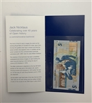A Group of Four Royal Bank of Scotland Jack Nicklaus Commemorative Five Pound Banknote Sets