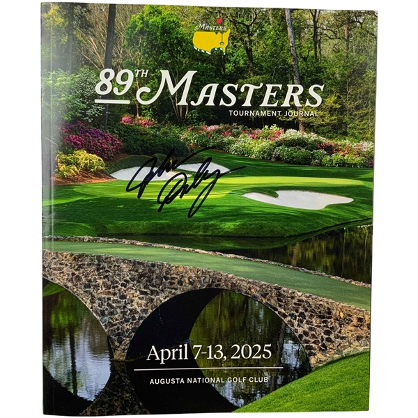 John Daly Signed 2025 Masters Journal JSA ALOA