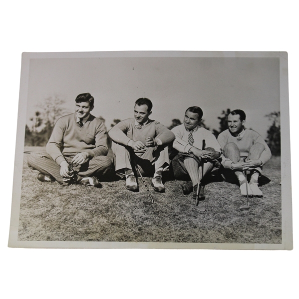 1937 Sam Snead & Gene Sarazen Golf Superstars at Pinehurst