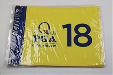 Ten (10) 2025 PGA Championship at Quail Hollow Official Unopened Screen Flags - Scheffler Winner