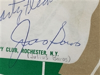 Big 3 Jack, Arnie, Player & Others Signed 1968 US Open at Oak Hill Pairing Sheet w/ Ticket JSA ALOA