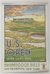 A Collection of Shinnecock Hills Golf Club Official Programs and 2018 U.S. Open Commemorative Poster