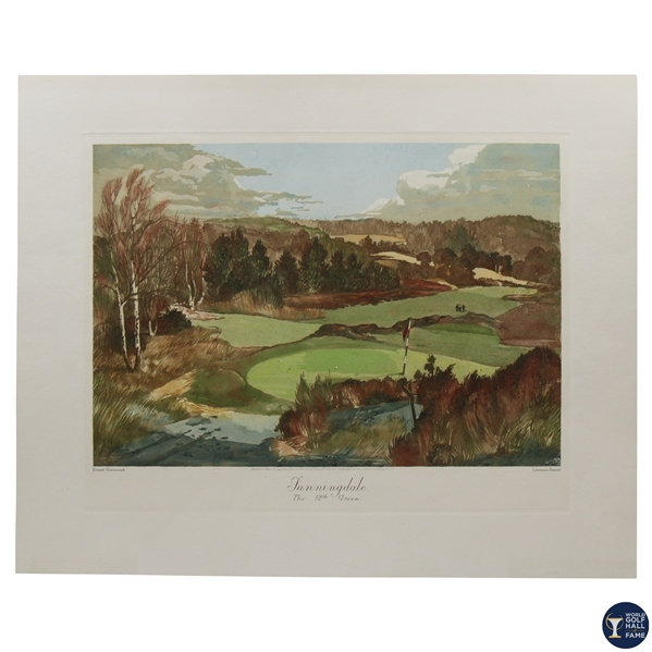 Sunningdale The 12th Green Print